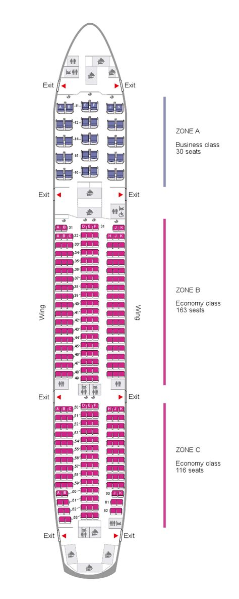 thai airways 77w seat map|Seat Map Thai Airways International Boeing B777 300ER.